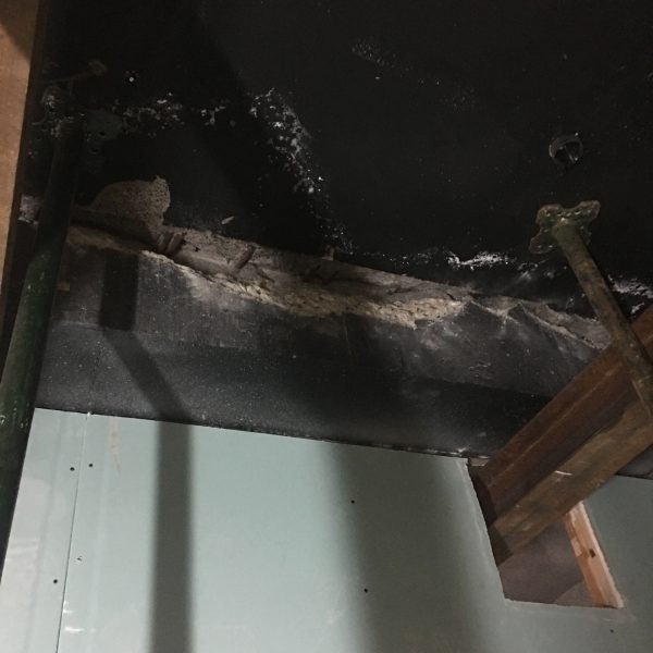 Failed Concrete Beam Repair