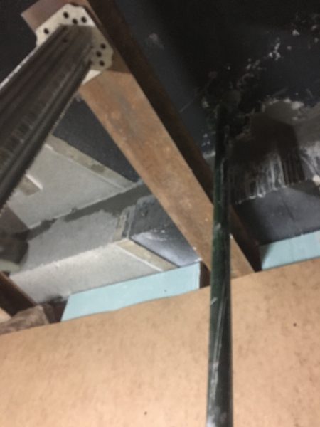 Failed Concrete Beam Repair