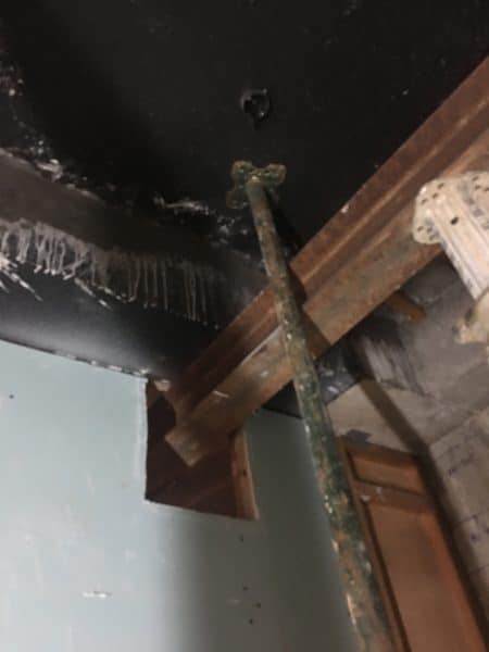 Failed Concrete Beam Repair